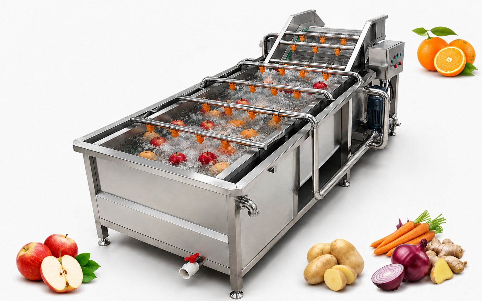 Vegetable & Fruit Bubble Washing Machine