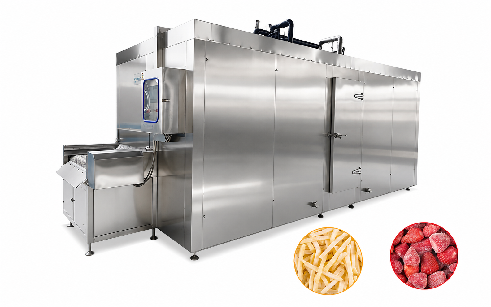 IQF Tunnel/Spiral Quick-Freezers for Food Processing